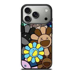 KAWS X TAKASHI MURAKAMI FLOWER iPhone 17 Case Cover